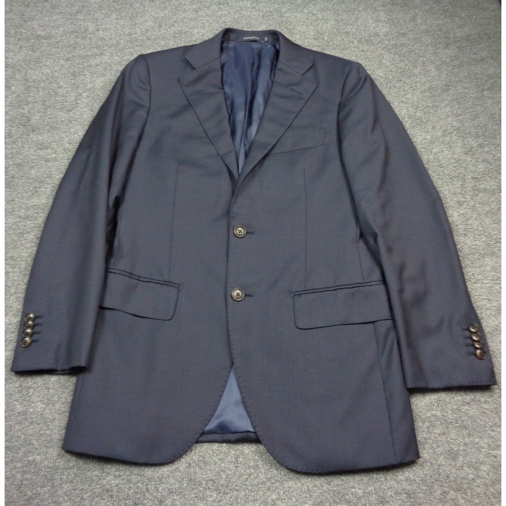 Suitsupply Blazer Mens 38R Blue Lazio Vitale Barberis Canonico Super 110 Wool